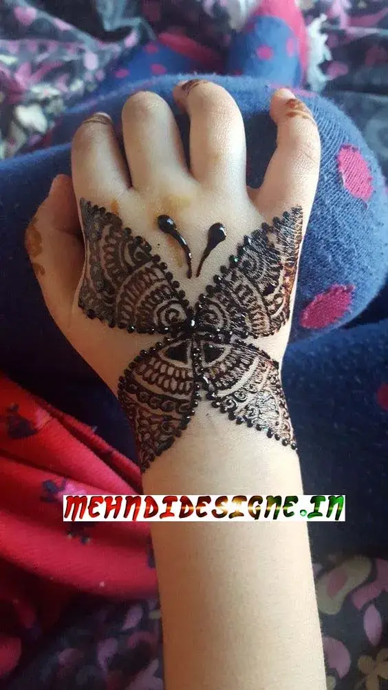 Butterfly Mehndi Designs