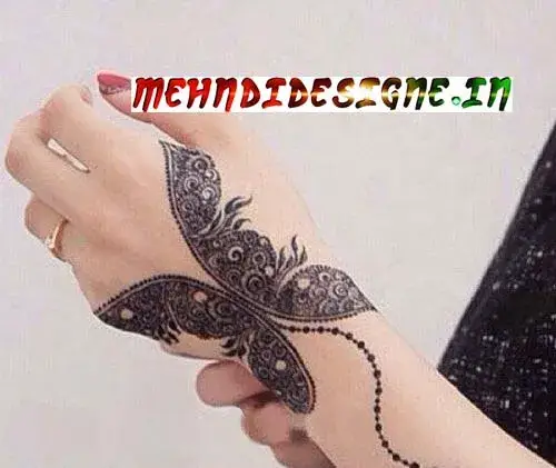 Butterfly Mehndi Designs