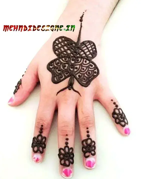 Butterfly Mehndi Designs