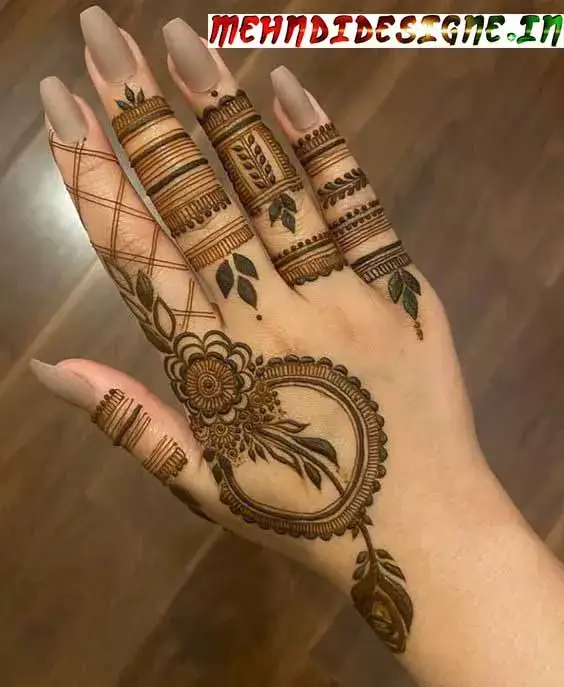 Finger Mehndi Design – Simple and Easy