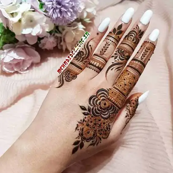 Finger Mehndi Design – Simple and Easy