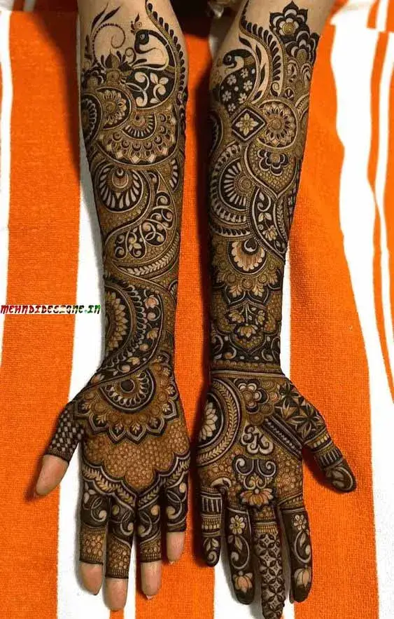 Full Hand Dulhan Mehndi Design