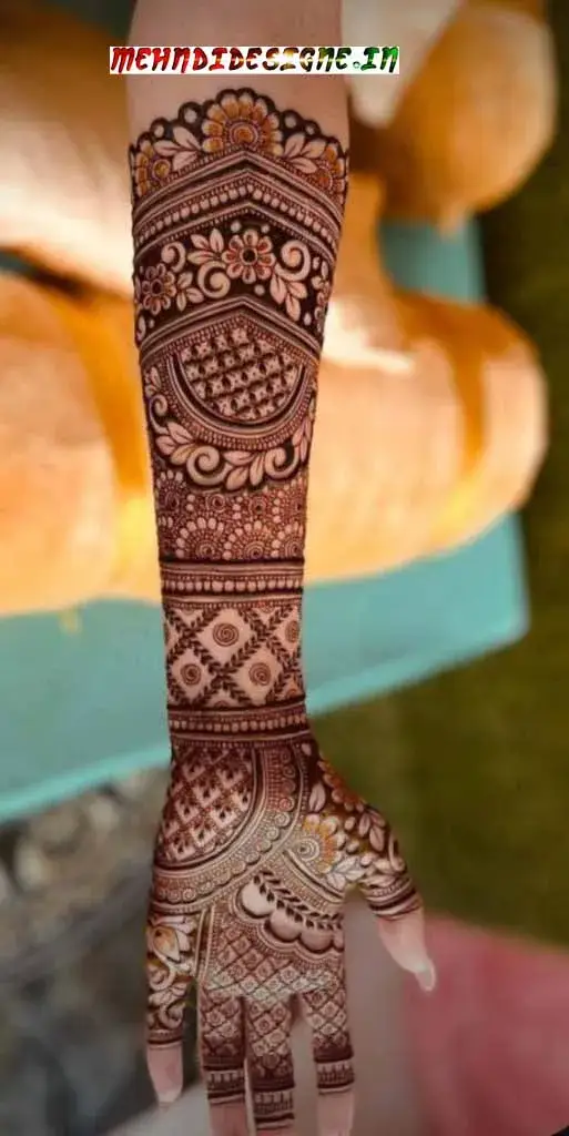 Full Hand Dulhan Mehndi Design