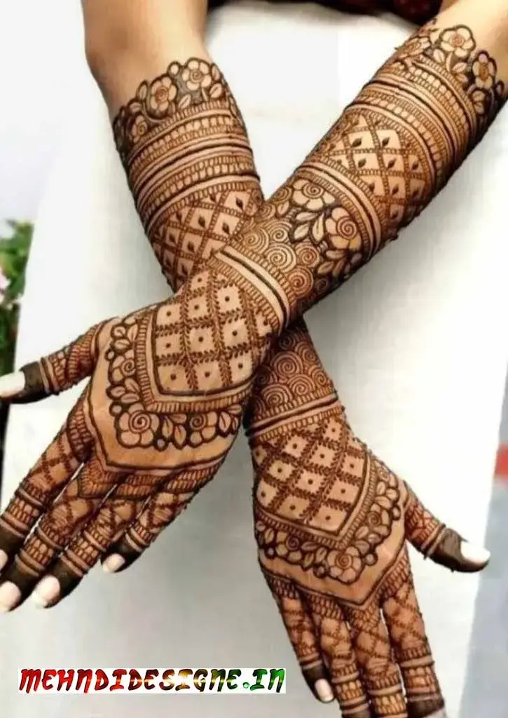 Full Hand Dulhan Mehndi Design