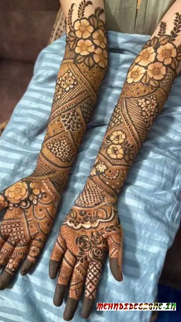 Full Hand Dulhan Mehndi Design