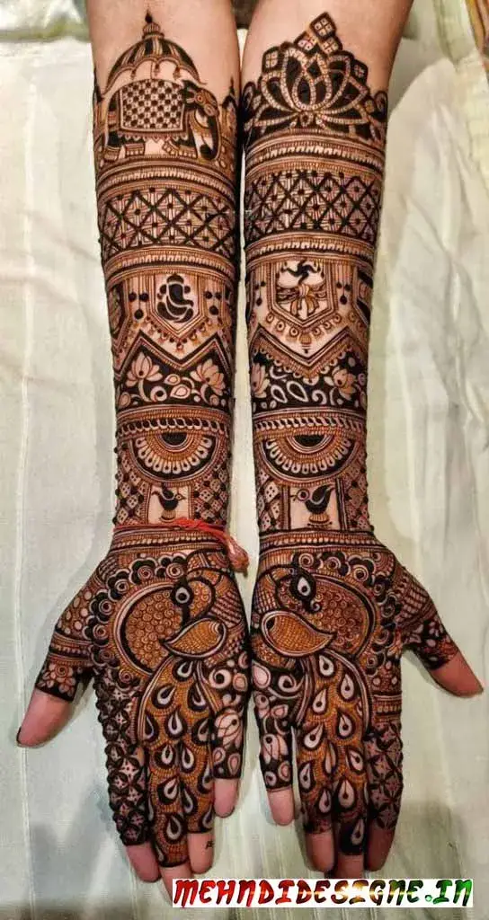 Full Hand Dulhan Mehndi Design