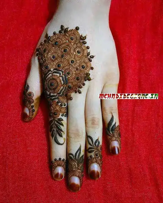 Index Finger Mehndi Design