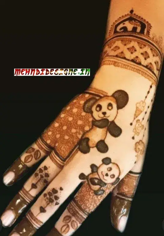 cartoon mehndi designs