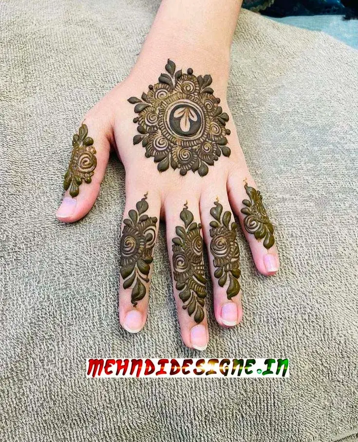 mehndi designs for kids