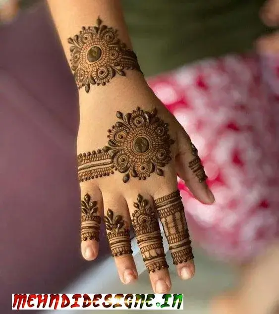 mehndi designs for kids simple