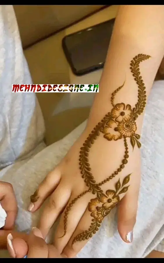 mehndi designs for kids simple