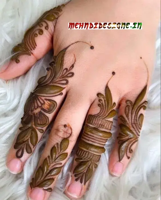 Mehndi design easy and beautiful for kids